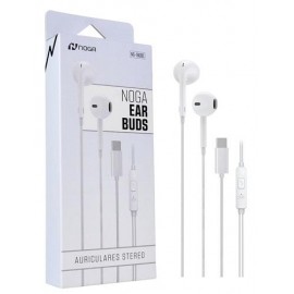 AURICULAR TYPE-C MANOS LIBRES BLANCO 