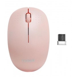 MOUSE INALAMBRICO ROSA NOGA NGM-900RS
