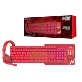 KIT GAMER 4 EN 1 TECLADO/MOUSE/PAD+AURIC