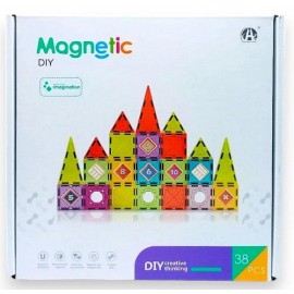 BLOQUES MAGNETICOS P/ARMAR 38 PZS 303346