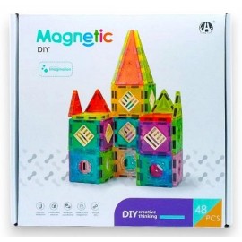 BLOQUES MAGNETICOS P/ARMAR 48 PZS 303347