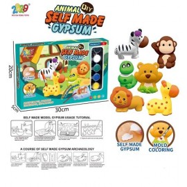SET DE FIGURAS P/ PINTAR ANIMALES BL9488