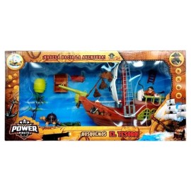 MEGA BARCO PIRATA CON ACCESORIOS 55572