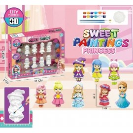 SET P/PINTAR FIGURA PRINCESA BL9526/9672