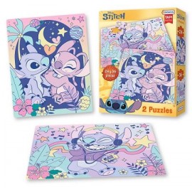 2 PUZZLE 24 Y 36 PZAS STITCH DMD00176