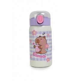 BOTELLA CUTE PERSONAJE CAPIBARA BZ51