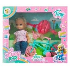 MINI MUÑECA LUCY POP TINY C/BICI 54909