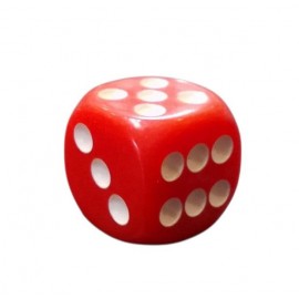 DADO 19 MM ROJO CON PUNTO BLANCO IM9766