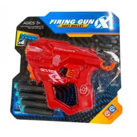 PISTOLA LANZA DARDOS ROJA BL 057-1247