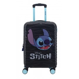 VALIJA 20" ABS+UV NEGRA STITCH 7333005N2