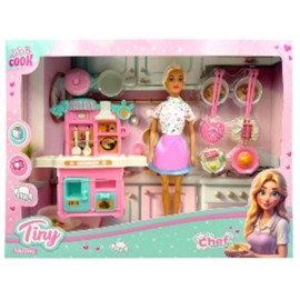 MUÑECA TINY CHEF C/ACCESORIOS 56660