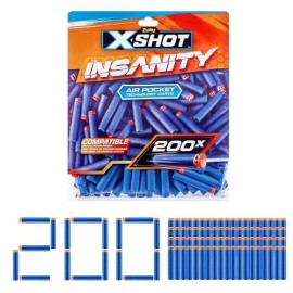 X-SHOT INSANITY REFILL 200 DARTS FB 7695