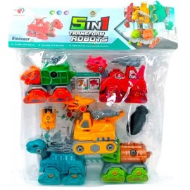 SET VEHICULOS TRANSFORM X5 SD22168Z2