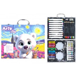 SET DE ARTE OSITO 48 PIEZAS TINY 56576