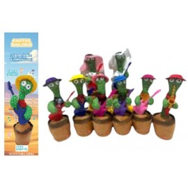 CACTUS BAILARIN C/LUZ/SON USB 30CM 56385