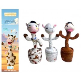 ANIMALES BAILARINES C/LUZ/SOND30CM 56387