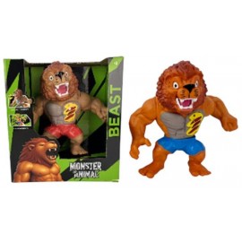 LEON MONSTER ANIMALS C/SONIDO 22CM 56355