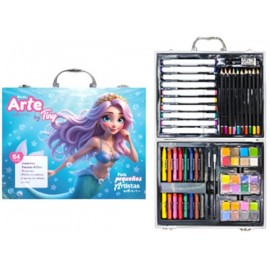 SET DE ARTE SIRENA 64 PZAS TINY 56574