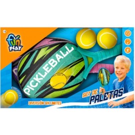 SET DE PALETAS X2 + 2 PELOTAS 56813