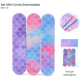 SET MINI LIMAS ESTAMPADAS X3 38925
