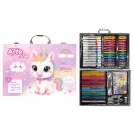 SET DE ARTE UNICORNIO 128PZAS TINY 56577