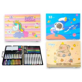 SET DE ARTE 53 PCS MODELOS SURTI27/24160