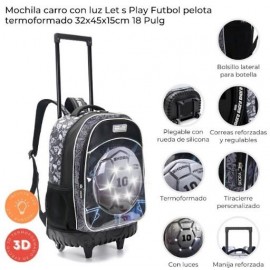 MOCHILA CARRO REFORZADO Y PLE 42903