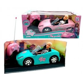MUÑECA TINY C/SU AUTO DEPORT A R/C 56664