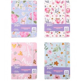 LIBRETA TD A5 96H RY FLOWERS 26-20