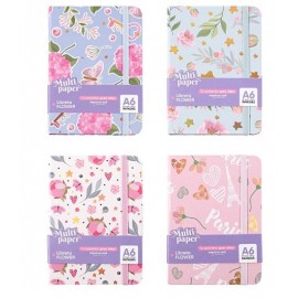 LIBRETA TD A6 96H RY FLOWERS 26-21