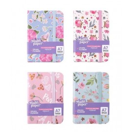 LIBRETA TD A7 96H RY FLOWERS 26-22