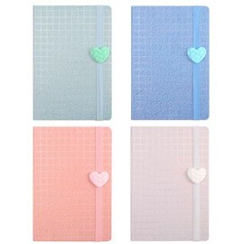 LIBRETA TD A5 96H RY 3D PATCH HEART26-42