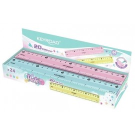 REGLA PLASTICA PASTEL 20CM KR972537