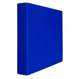CARPETA DE PVC A4 2X40 REDONDO AZUL 0300