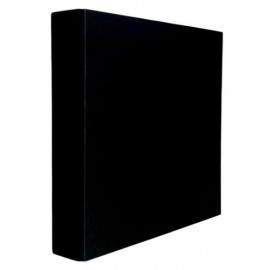 CARPETA DE PVC A4 2X40 REDONDO NEGRO 303
