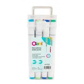 MARCADORES DOBLE PUNTA P/DISE X12 MDP112