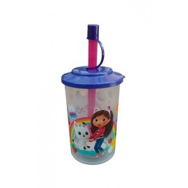 VASO TAPA SORBETE GABBY DOLLHOUSE 