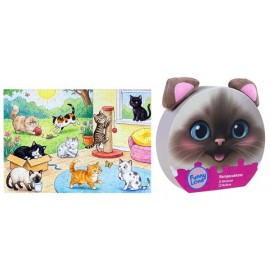 ROMPECABEZAS 200PCS CAT FAMILY FL283