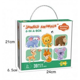 ROMPECABEZAS ANIMALES JUNGLA 39PZAS RP50