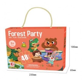 ROMPECABEZAS FIESTA BOSQUE 48 PZAS RP65