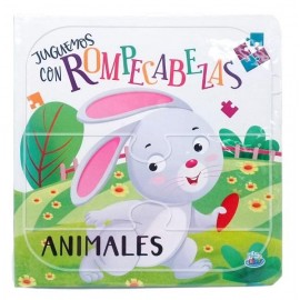 JUGUEMOS CON ROMPECABEZAS ANIMALES BK348