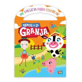 VALIJITA COLOREAR LA GRANJA LIST-404