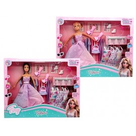 MUÑECA TINY FASHION C/AC 42*33*6CM 53402