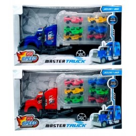 CAMION A FRICCION C/AUTITOS X6 56467