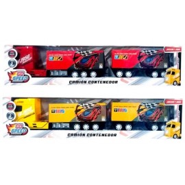 CAMION A FRICCION DOBLE CONTENEDOR 55409