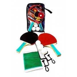 PALETA PING PONG C/CARTUCHERA Y RED X2 